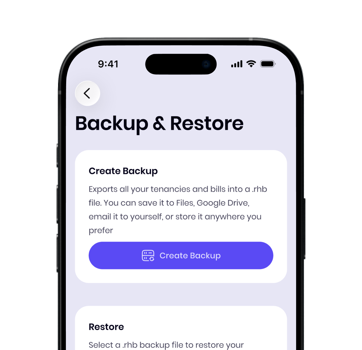 Backup & Restore